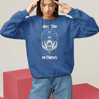 Hex The Patriarchy Feminist Witch Celestial Moon Sweatshirt - Wonder Print Shop