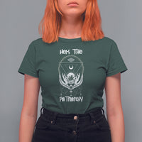 Hex The Patriarchy Feminist Witch Celestial Moon T Shirt For Women - Wonder Print Shop