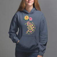 Not Fragile Like A Flower Fragile Like A Bomb Women's Rights RBG Ruth Bader Ginsburg Hoodie - Wonder Print Shop
