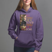 Women's Rights Hoodie RBG Not Fragile Like A Flower Fragile Like A Bomb - Wonder Print Shop