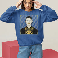 Feminist Sweatshirt Notorious RBG Ruth Bader Ginsburg Women's Rights - Wonder Print Shop