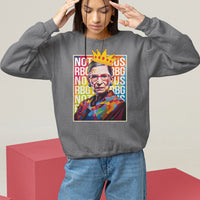 Women's Rights Sweatshirt Notorious RBG Ruth Bader Ginsburg Feminist - Wonder Print Shop