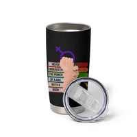 Feminist Tumbler Cup Never Underestimate The Power Of A Girl With A Book RBG