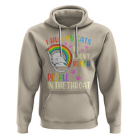 Cat Lover Hoodie I Hug My Cat So I Don't Punch People In The Throat - Wonder Print Shop