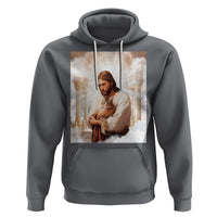 Jesus Hugs Cats Paradise Funny Christian Cat Lover Hoodie - Wonder Print Shop