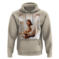 Jesus Hugs Cats Paradise Funny Christian Cat Lover Hoodie - Wonder Print Shop
