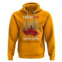 MMIW Hoodie I Wear Red For My Sister Native American - Wonder Print Shop