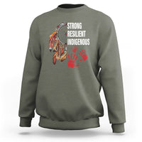 MMIW Sweatshirt Strong Resilient Indigenous Women Native American - Wonder Print Shop