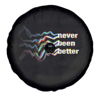 Mental Health Spare Tire Cover Existential Dread Never Been Better Vaporwave Typography Aesthetic