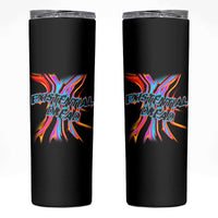 Mental Health Skinny Tumbler Existential Dread Liquid Melting Typography