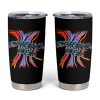 Mental Health Tumbler Cup Existential Dread Liquid Melting Typography