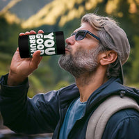 Mental Health Awareness Counselor Therapist 4 in 1 Can Cooler Tumbler You Good Bruh