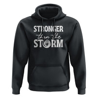 Mental Health Awareness Hoodie Stronger Than The Storm Warrior - Wonder Print Shop