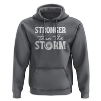 Mental Health Awareness Hoodie Stronger Than The Storm Warrior - Wonder Print Shop