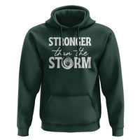 Mental Health Awareness Hoodie Stronger Than The Storm Warrior - Wonder Print Shop