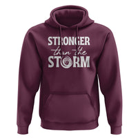 Mental Health Awareness Hoodie Stronger Than The Storm Warrior - Wonder Print Shop