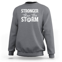 Mental Health Awareness Sweatshirt Stronger Than The Storm Warrior - Wonder Print Shop