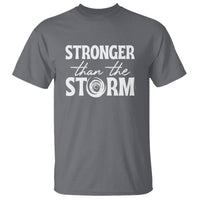 Mental Health Awareness T Shirt Stronger Than The Storm Warrior - Wonder Print Shop