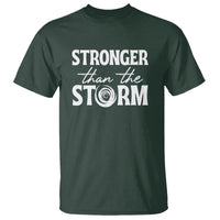 Mental Health Awareness T Shirt Stronger Than The Storm Warrior - Wonder Print Shop