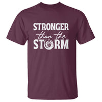 Mental Health Awareness T Shirt Stronger Than The Storm Warrior - Wonder Print Shop