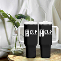 Mental Health Tumbler With Handle Asking For Help Is Not A Sign Of Weakness