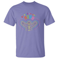 Mental Health T Shirt Be Kind To Your Mind Self Care Rainbow Skeleton - Wonder Print Shop