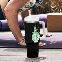 Mental Health Cat Lover Tumbler With Handle Antidepressants Cat Cute Pill