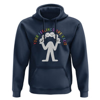 Mental Health Hoodie Your Feelings Are Valid Emotion Faces - Wonder Print Shop