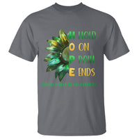 Mental Health T Shirt HOPE Hold On Pain Ends Suicide Prevention - Wonder Print Shop