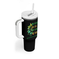 Mental Health Tumbler With Handle HOPE Hold On Pain Ends Suicide Prevention