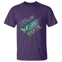 Suicide Prevention Awareness T Shirt It's Okay If The Only Thing You Do Today Is Breathe Aesthetic Butterfly Mental Health - Wonder Print Shop