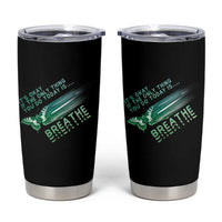 Suicide Prevention Awareness Tumbler Cup It's Okay If The Only Thing You Do Today Is Breathe Aesthetic Butterfly Mental Health