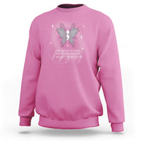 Suicide Prevention Awareness Sweatshirt The Option To Stop But The Decision To Keep Going Aesthetic Butterfly - Wonder Print Shop