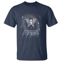 Suicide Prevention Awareness T Shirt The Option To Stop But The Decision To Keep Going Aesthetic Butterfly - Wonder Print Shop