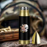 Mental Health Bullet Tumbler Good Energy Is Contagious Skull Flowers