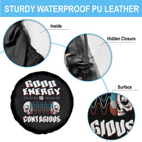 Mental Health Spare Tire Cover Good Energy Is Contagious Skull