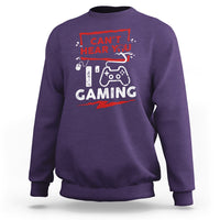 Gamer Sweatshirt Can't Hear You I'm Gaming - Wonder Print Shop