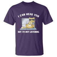Cat Lover T Shirt I Can Hear You But I'm Not Listening - Wonder Print Shop