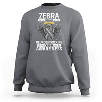 Zebra Squad Neuroendocrine Cancer Awareness Sweatshirt - Wonder Print Shop