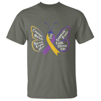 Fight Bladder Health And Cancer Awareness Butterfly T Shirt - Wonder Print Shop