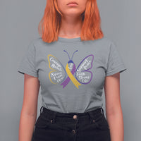 Fight Bladder Health And Cancer Awareness Butterfly T Shirt For Women - Wonder Print Shop