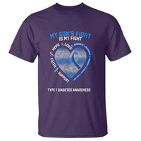 My Son's Fight Is My Fight Type 1 Diabetes Awareness T Shirt - Wonder Print Shop