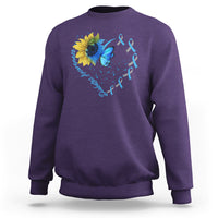 Diabetes Sunflower Shirt Type 1 Sweatshirt - Wonder Print Shop