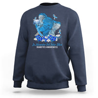 In November We Wear Cute Blue Elephant Diabetes Awareness Sweatshirt - Wonder Print Shop