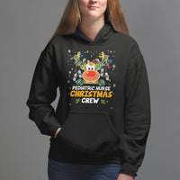 Pediatric Nurse Christmas Crew Cute Reindeer Light Hoodie - Wonder Print Shop