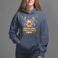 Pediatric Nurse Christmas Crew Cute Reindeer Light Hoodie - Wonder Print Shop