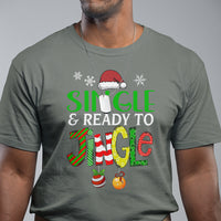 Single And Ready To Jingle Funny Christmas Ball T Shirt - Wonder Print Shop