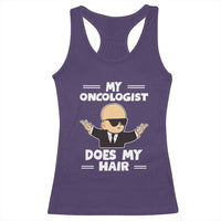 Chemotherapy Awareness Racerback Tank Top My Oncologist Does My Hair Cool Boys Man