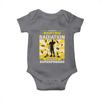 Chemotherapy Awareness Baby Onesie Radiation Gives Me Superpowers
