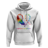 Fight Cancer In All Color Fighter Rainbow Ribbon Hoodie - Wonder Print Shop
